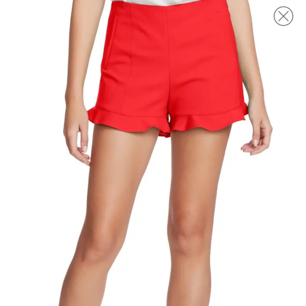 🍒nwt 1state ruffle hem flat shorts